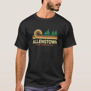 Evergreen Sunset Allenstown Forest New Hampshire W T-Shirt