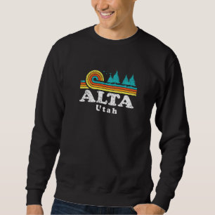 Evergreen Sunset Alta Forest Utah Woods Nature 1 Sweatshirt