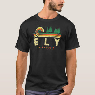 Evergreen Sunset Ely Forest Minnesota Woods Nature T-Shirt