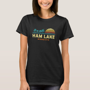 Evergreen Sunset Ham Lake Forest Minnesota Woods T-Shirt