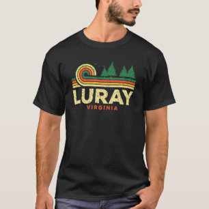 Evergreen Sunset Luray Forest Virginia Woods Natur T-Shirt