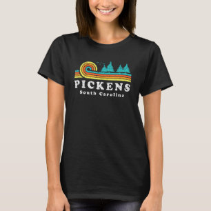 Evergreen Sunset Pickens Forest South Carolina Woo T-Shirt
