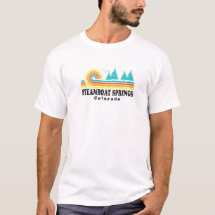 Evergreen Sunset Steamboat Springs Forest Colorado T-Shirt