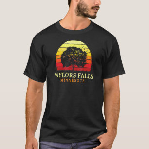 Evergreen Sunset Taylors Falls Oak Tree Minnesota T-Shirt