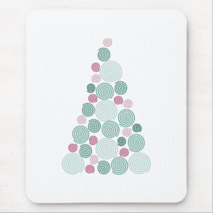 Evergreen Swirl Mouse Mat