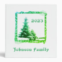 Evergreen Trees Christmas Name