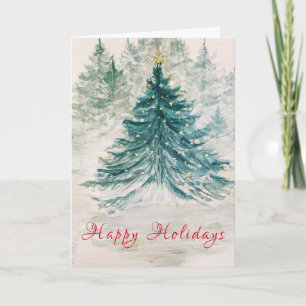 Evergreen Twinkle Holiday Card