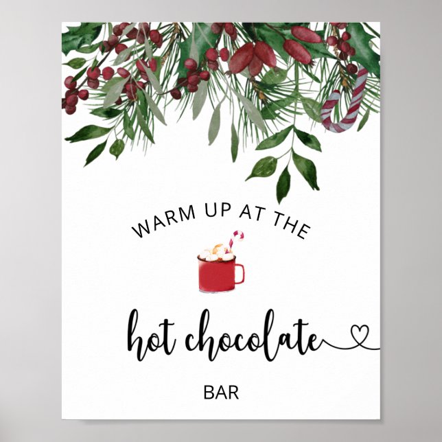 Evergreen Warm up at the Hot Chocolate bar Poster (Front)