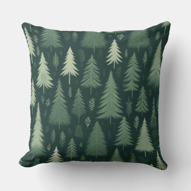 Evergreen Wonderland Cushion (Front)