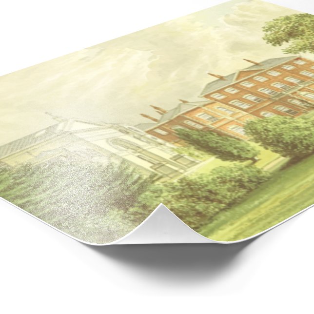 Everingham Park drawing Photo Print (Corner)