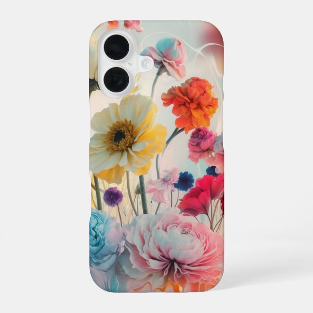 Everlasting Bloom iPhone 16 Case (Back)