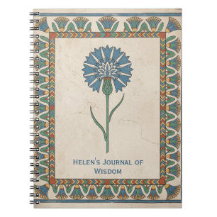 Everlasting Field: Ancient Egyptian Cornflower Notebook