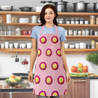 Everlasting Flower Seamless Pattern on Apron