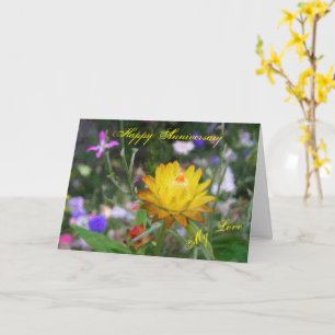 Everlasting Flowers. Card