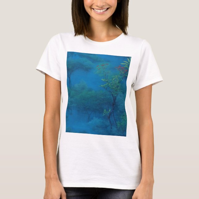 Everlasting Lake in the Cedar Forest T-Shirt (Front)