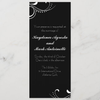 Everlasting Love Custom Wedding Invitation
