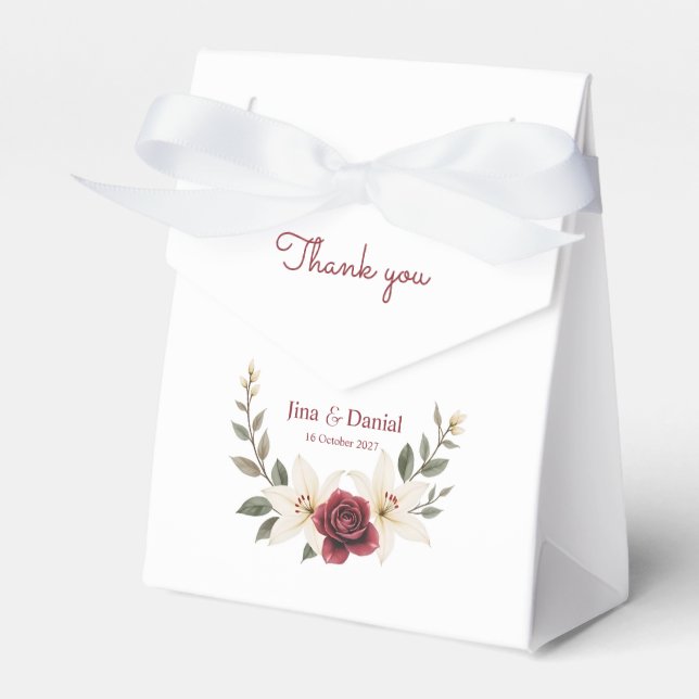 Everlasting Love Favour Box (Front Side)