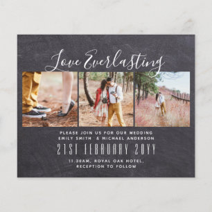 Everlasting Love PHOTO COLLAGE Wedding Event Invit Flyer