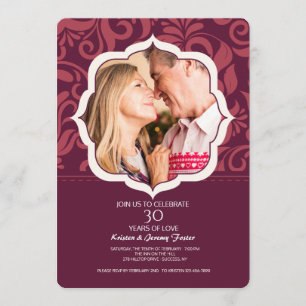 Everlasting Love Photo Invitation