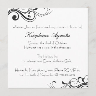 Everlasting Love Wedding Shower Invitation
