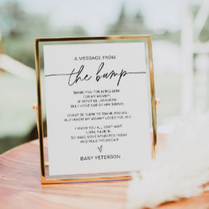 EVERLEIGH A Message From The Bump Sign