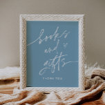 EVERLEIGH Books And Gifts Baby Shower Sign<br><div class="desc">Everleigh Collection - a stunning and minimalist collection that features a modern calligraphy font that is both chic and stylish. This collection offers a timeless and elegant design that is perfect for any event, from weddings to baby showers and everything in between. Embrace the elegance and sophistication of the Everleigh...</div>