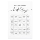 EVERLEIGH Find the Guest Bridal Shower Bingo Game