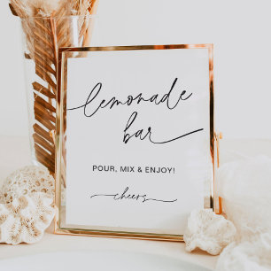 EVERLEIGH Lemonade Bar Baby / Bridal Shower Sign