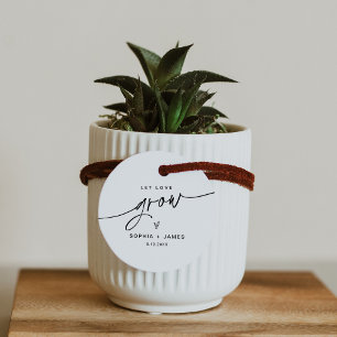 EVERLEIGH Let Love Grow Plant Favour Tag
