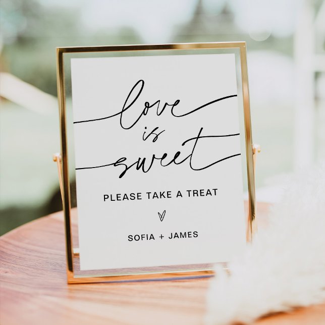 EVERLEIGH Love is Sweet Wedding Favors Sign (Creator Uploaded)