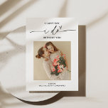 EVERLEIGH Minimal Photo Flower Girl Proposal Card<br><div class="desc">Everleigh Collection - a stunning and minimalist collection that features a modern calligraphy font that is both chic and stylish. This collection offers a timeless and elegant design that is perfect for any event, from weddings to baby showers and everything in between. Embrace the elegance and sophistication of the Everleigh...</div>