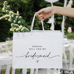 EVERLEIGH Minimalist Bridesmaid Gift Bag