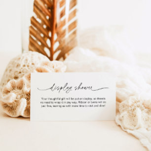 EVERLEIGH Minimalist Display Shower  Enclosure Card