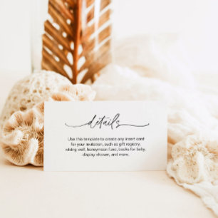 EVERLEIGH Minimalist Enclosure Card, Details, Info