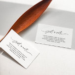 EVERLEIGH Minimalist Enclosure Card - Just a Note<br><div class="desc">Everleigh Collection - a stunning and minimalist collection that features a modern calligraphy font that is both chic and stylish. This collection offers a timeless and elegant design that is perfect for any event, from weddings to baby showers and everything in between. Embrace the elegance and sophistication of the Everleigh...</div>