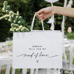 EVERLEIGH Minimalist Maid of Honour Gift Bag<br><div class="desc">Everleigh Collection - a stunning and minimalist collection that features a modern calligraphy font that is both chic and stylish. This collection offers a timeless and elegant design that is perfect for any event, from weddings to baby showers and everything in between. Embrace the elegance and sophistication of the Everleigh...</div>