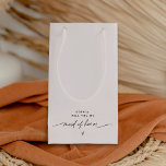 EVERLEIGH Minimalist Maid of Honour Gift Bag<br><div class="desc">Everleigh Collection - a stunning and minimalist collection that features a modern calligraphy font that is both chic and stylish. This collection offers a timeless and elegant design that is perfect for any event, from weddings to baby showers and everything in between. Embrace the elegance and sophistication of the Everleigh...</div>