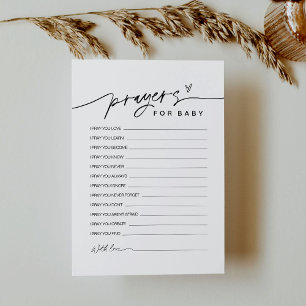 EVERLEIGH Prayers For Baby Shower Advice Card