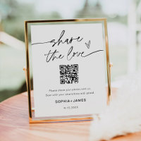 EVERLEIGH Share the Love Wedding Photo QR Code