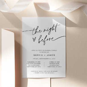 EVERLEIGH The Night Before Rehearsal Dinner Invite