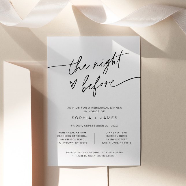 EVERLEIGH The Night Before Rehearsal Dinner Invite (Creator Uploaded)
