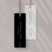 EVERLY Black Hang Tags Clothing Label Price Tag