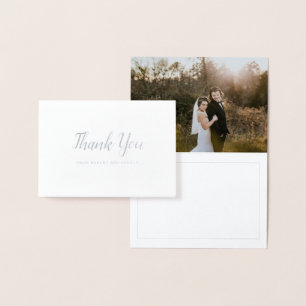 Everly Wedding Thank You Foil Card