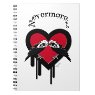 Evermore (Black Lettering) Notebook
