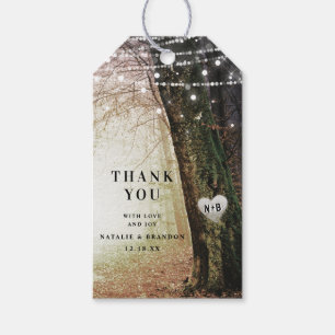 Evermore Enchanted Fairy Forest Amber Thank You Gift Tags