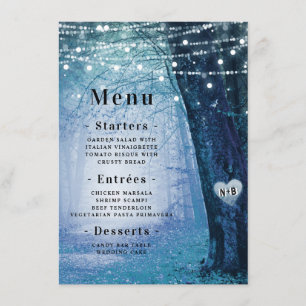 Evermore   Enchanted Fairy Forest   Blue Dinner Menu