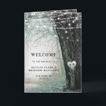 Evermore | Enchanted Fairy Forest Wedding Ceremony Programme<br><div class="desc">Evermore | Enchanted Fairy Forest | Moss Green Wedding Invitation Suite. Dreamy magical fantasy woodland, with ethereal string lights and faerie orbs glowing and sparkling all around. The image has a moonlit glow, for a romantic night wedding venue lit up. This bewitching design is sure to mesmerise your guests! The...</div>