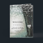 Evermore | Enchanted Fairy Forest Wedding Ceremony Programme<br><div class="desc">Evermore | Enchanted Fairy Forest | Moss Green Wedding Invitation Suite. Dreamy magical fantasy woodland, with ethereal string lights and faerie orbs glowing and sparkling all around. The image has a moonlit glow, for a romantic night wedding venue lit up. This bewitching design is sure to mesmerise your guests! The...</div>