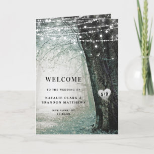 Evermore   Enchanted Fairy Forest Wedding Ceremony Programme