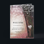 Evermore | Enchanted Fairy Forest Wedding Ceremony Programme<br><div class="desc">Evermore | Enchanted Fairy Forest | Dusty Pink Wedding Invitation Suite. Dreamy magical fantasy woodland, with ethereal string lights and faerie orbs glowing and sparkling all around. The image has a moonlit glow, for a romantic night wedding venue lit up. This bewitching design is sure to mesmerise your guests! The...</div>